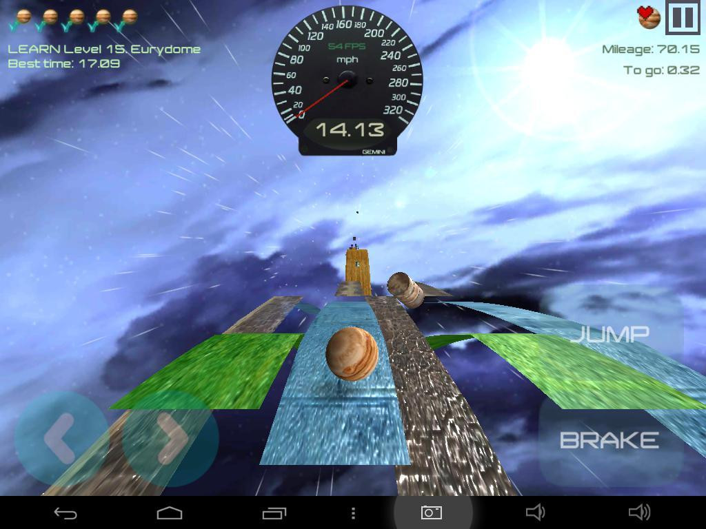 Trailbreaker Rolling Sky Ball - Manic Bowling in the Stars (itch) - кадр 15