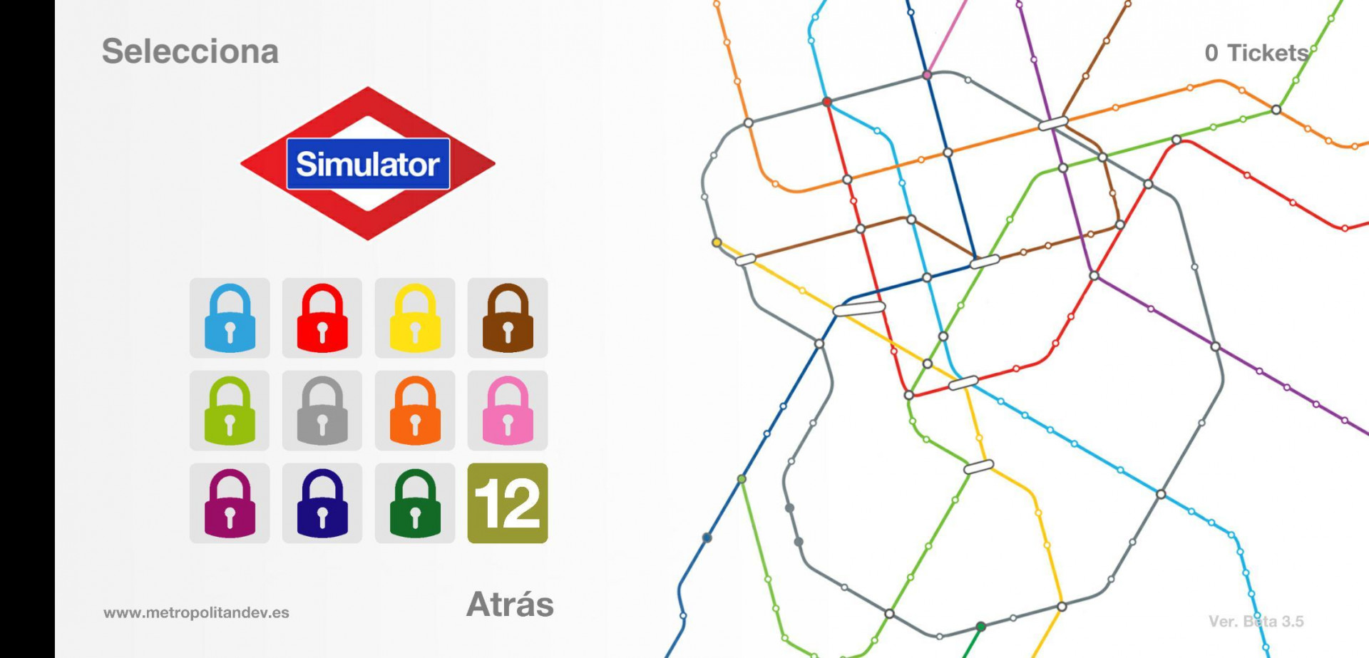 Metro Madrid 2D Simulator (itch) - кадр 7