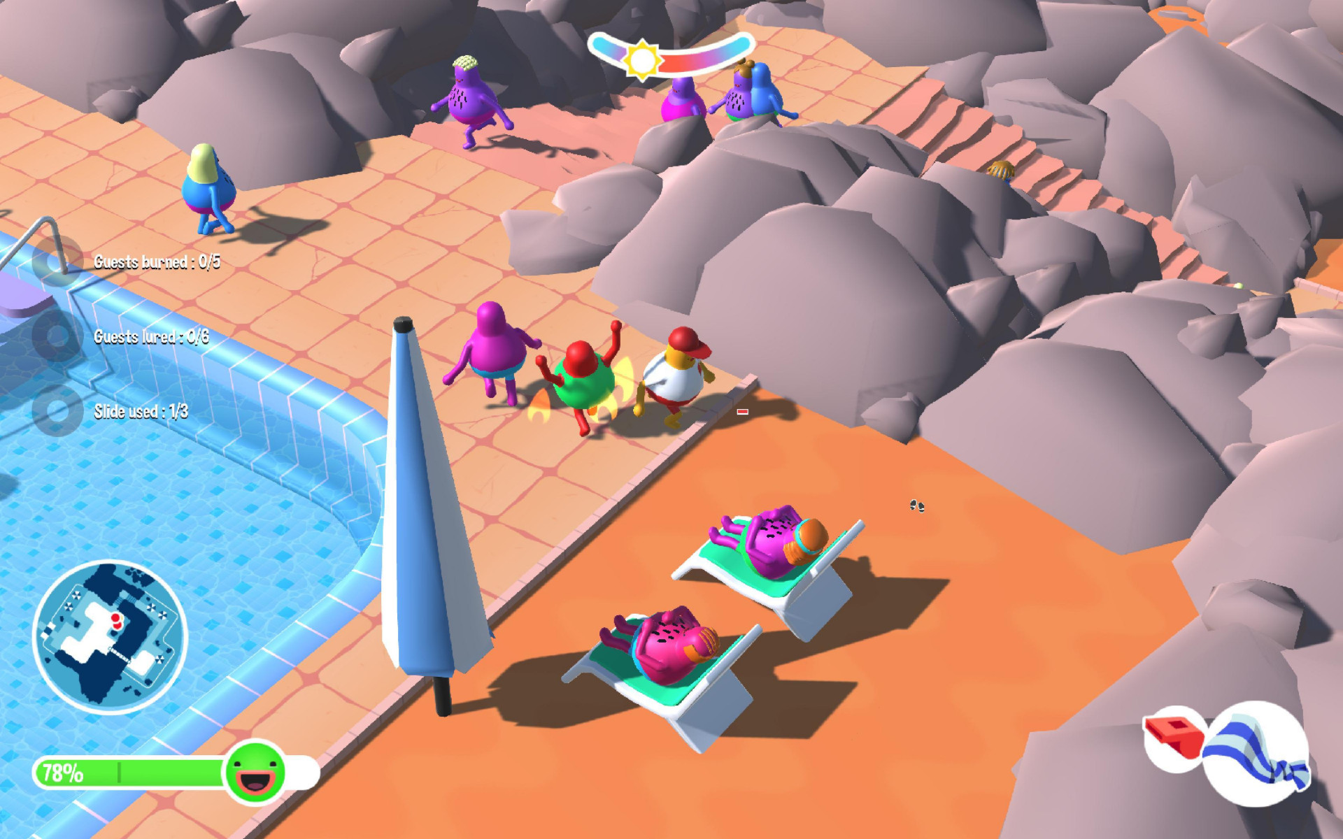 Pool Party Panic (itch) - кадр 5