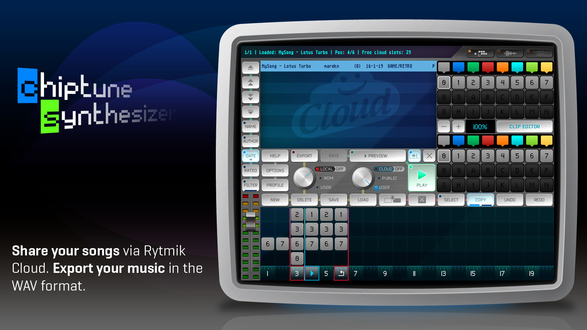 Rytmik Lite Chiptune Synthesizer - кадр 6