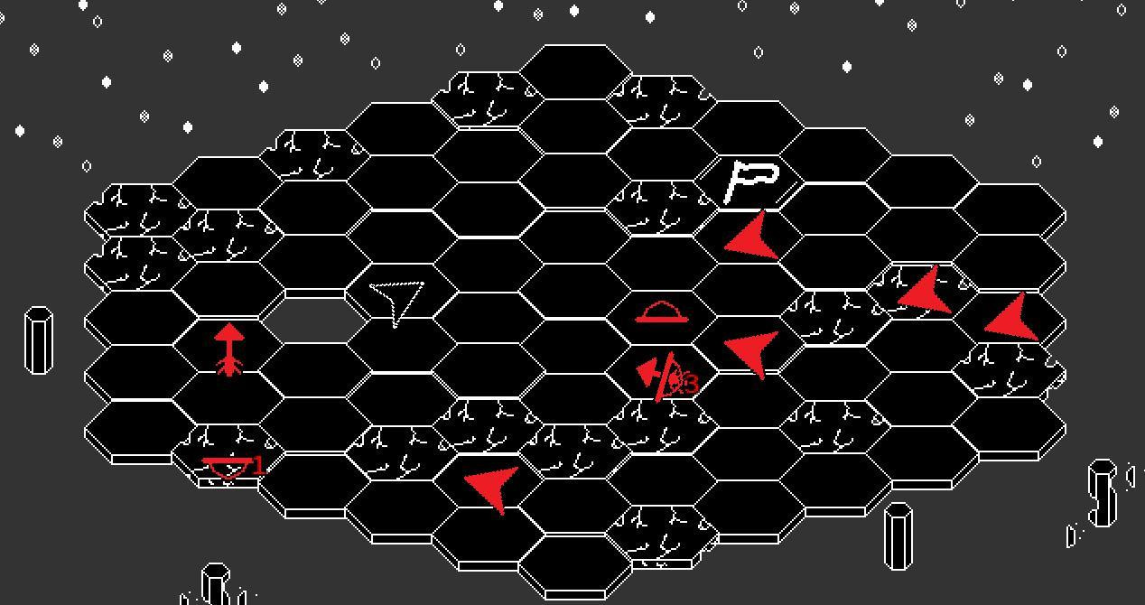 Hexagone - 7DRL 2019 (itch, Auroriax) - кадр 3