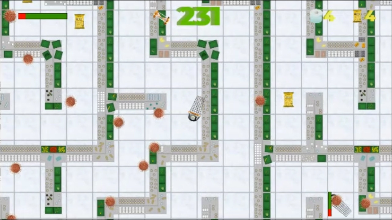 Extreme Supermarket Corona Challenge (itch) - кадр 6