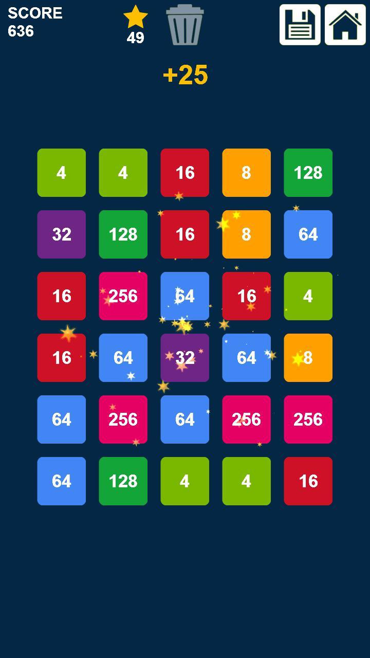 Swap n Merge Numbers 2048: Match 3 Puzzle (itch) - кадр 5