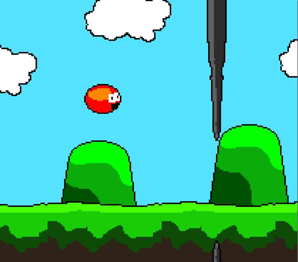 Flappy Ball vs Spikes (itch) - кадр 1