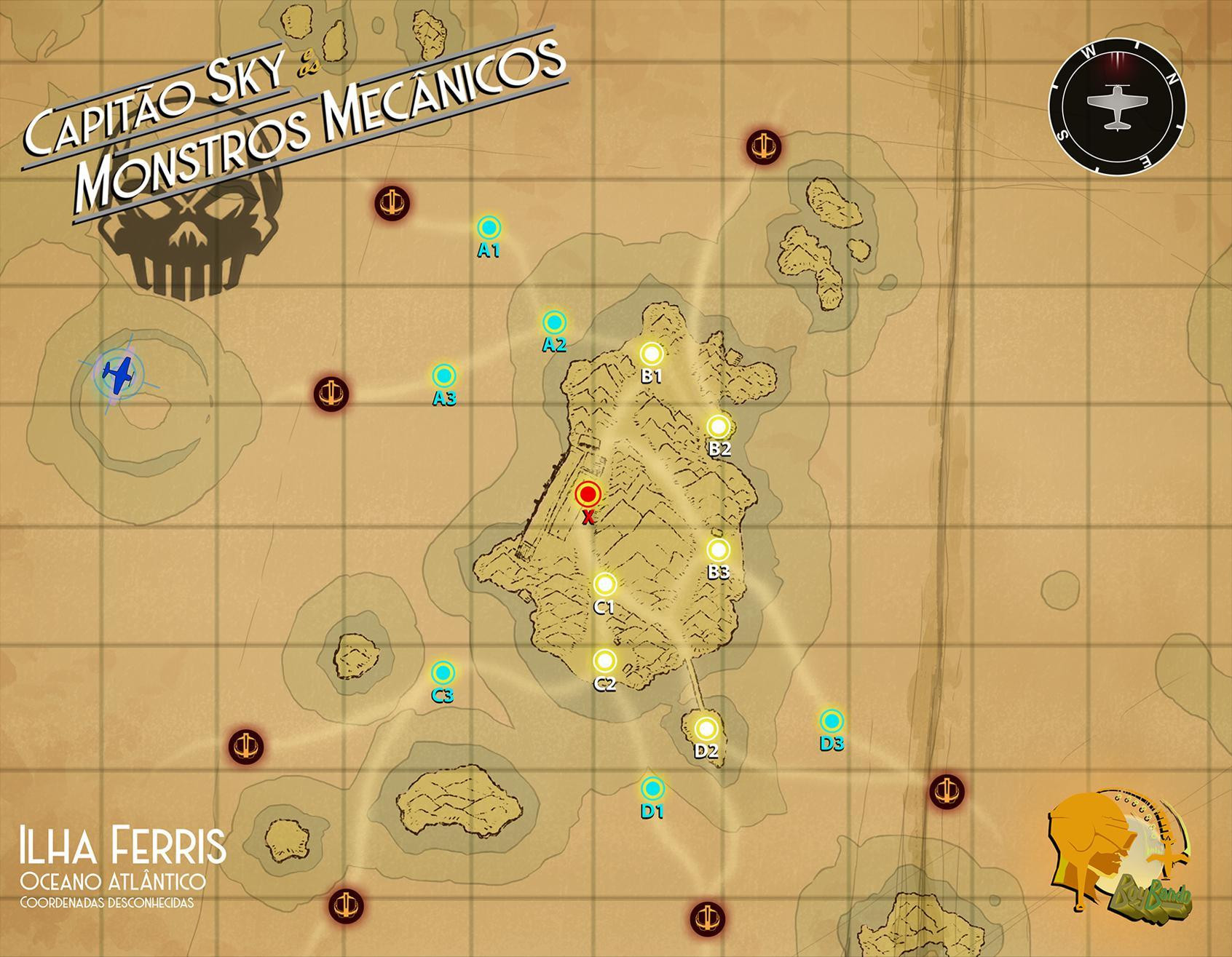 Capitão Sky e os Monstros Mecânicos (itch) - кадр 9