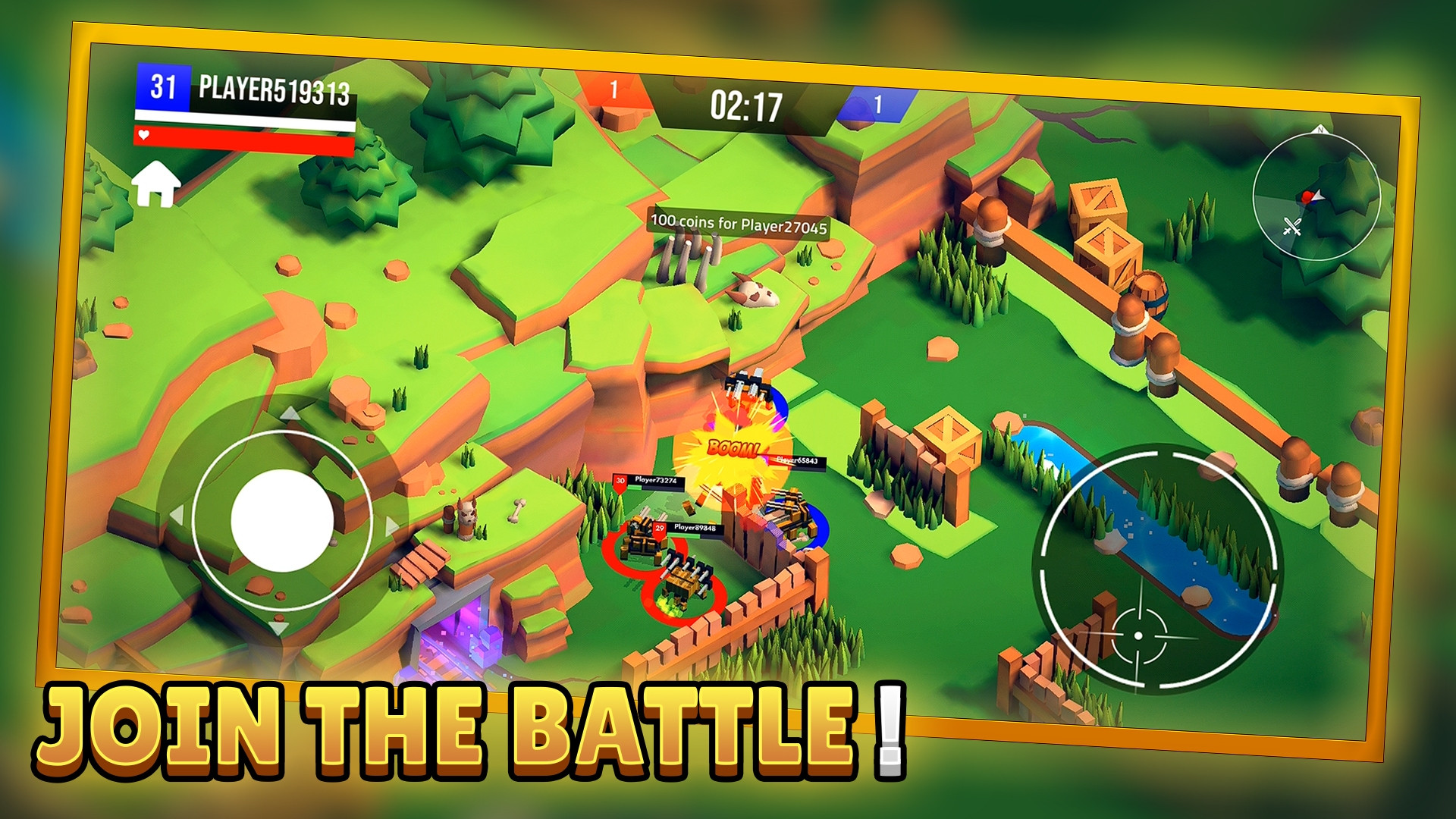 Boom Robots! - Ground Battles Multiplayer Robots (itch) - кадр 4