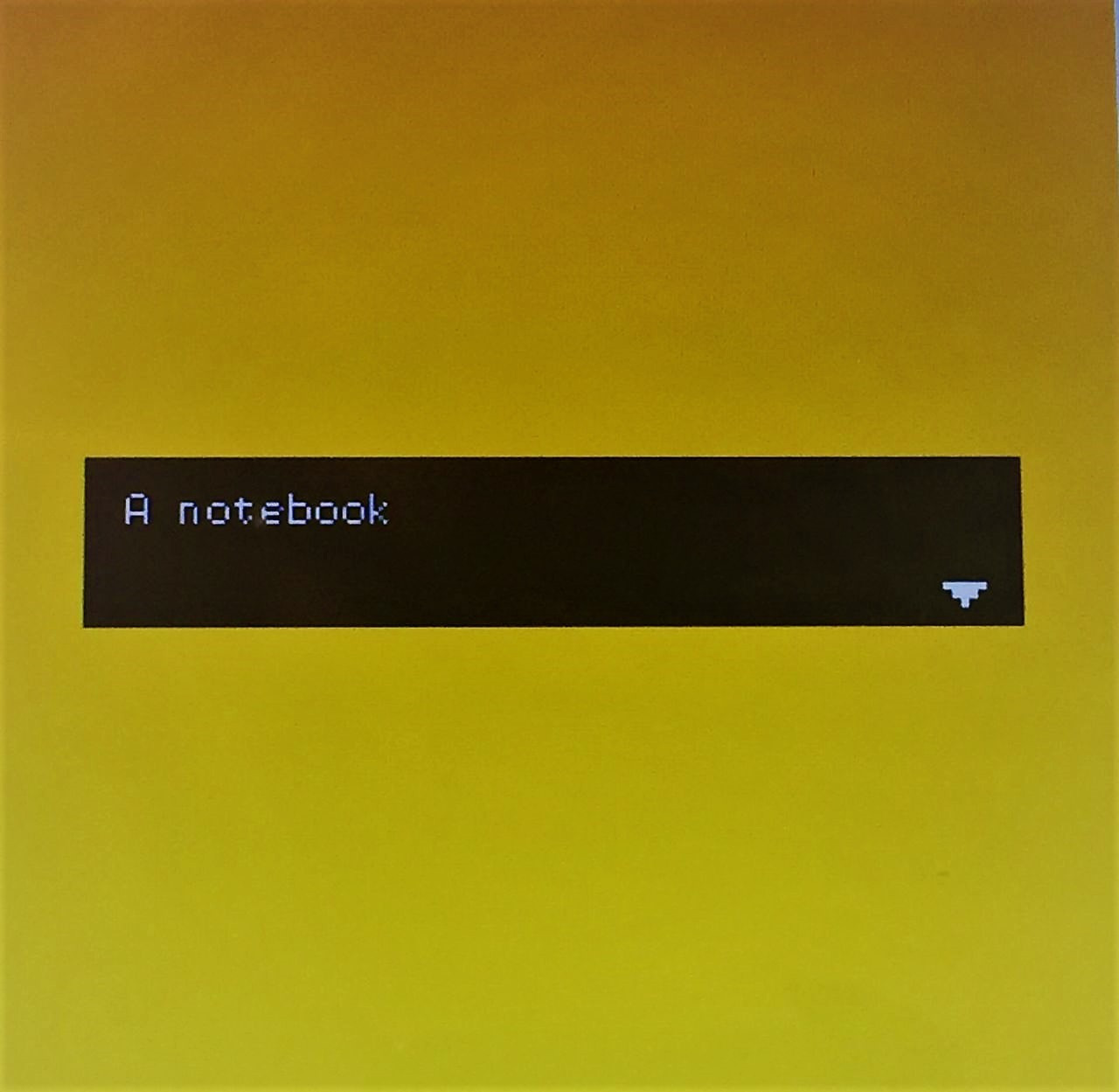A notebook (itch) - кадр 1