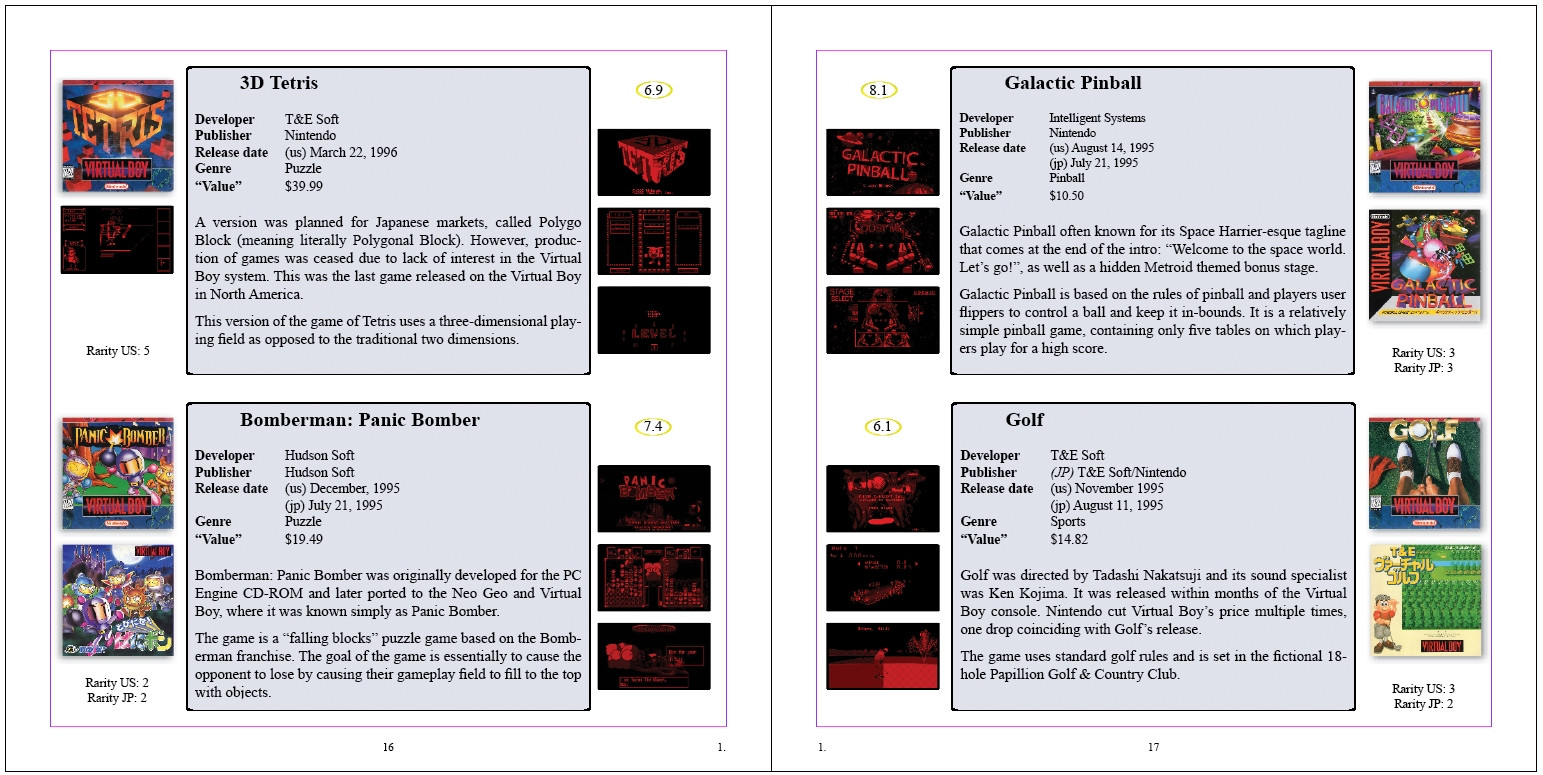 the VirtualBoy Encyclopedia Book (itch) - кадр 4