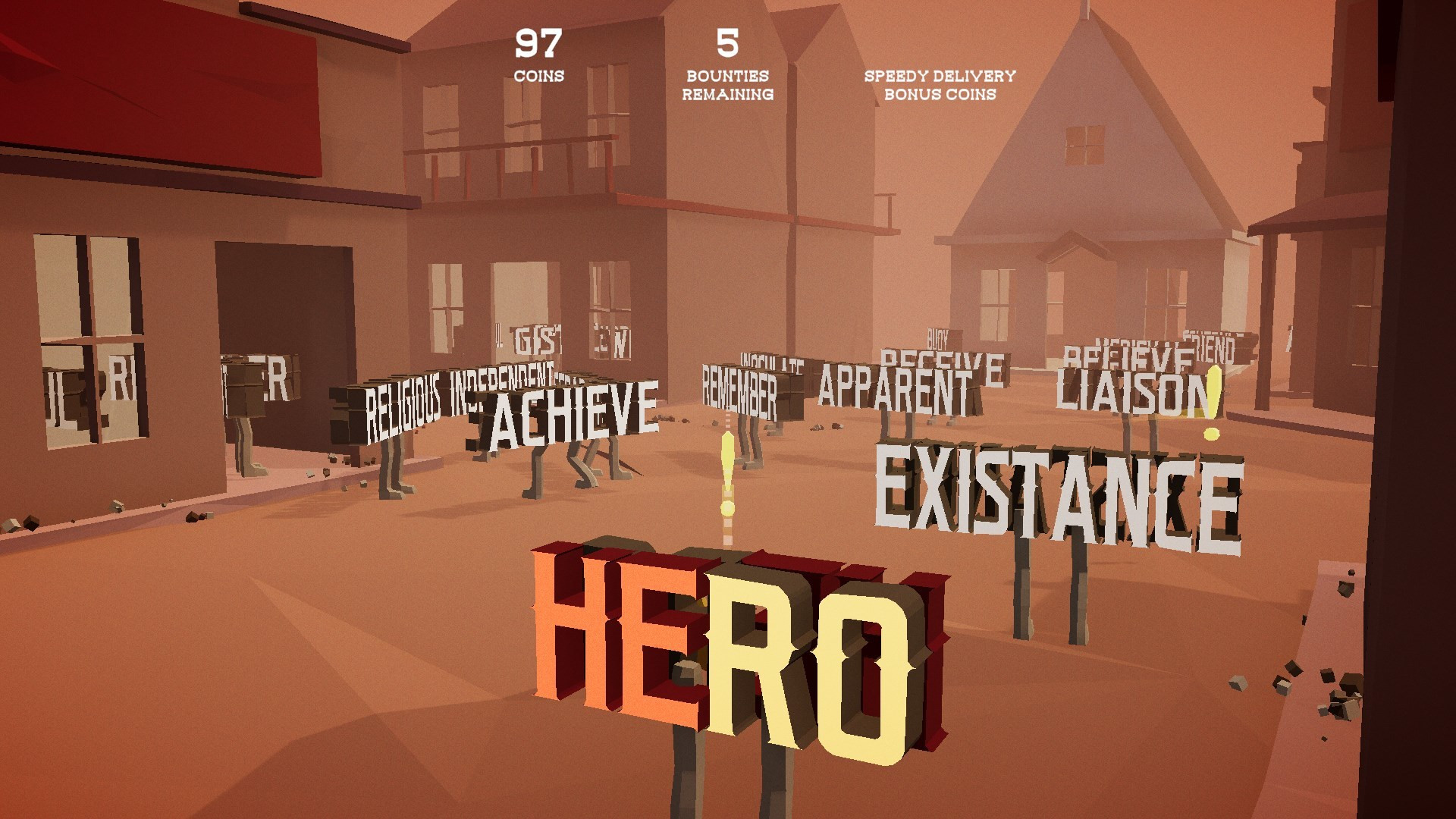 Tumbleweed Typo Hunter (itch) - кадр 11