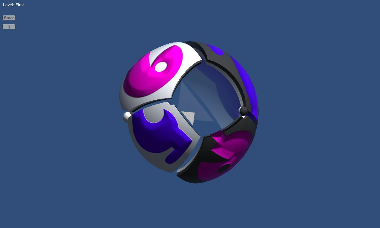 Sfera - sliding puzzle in curved space (itch) - кадр 3