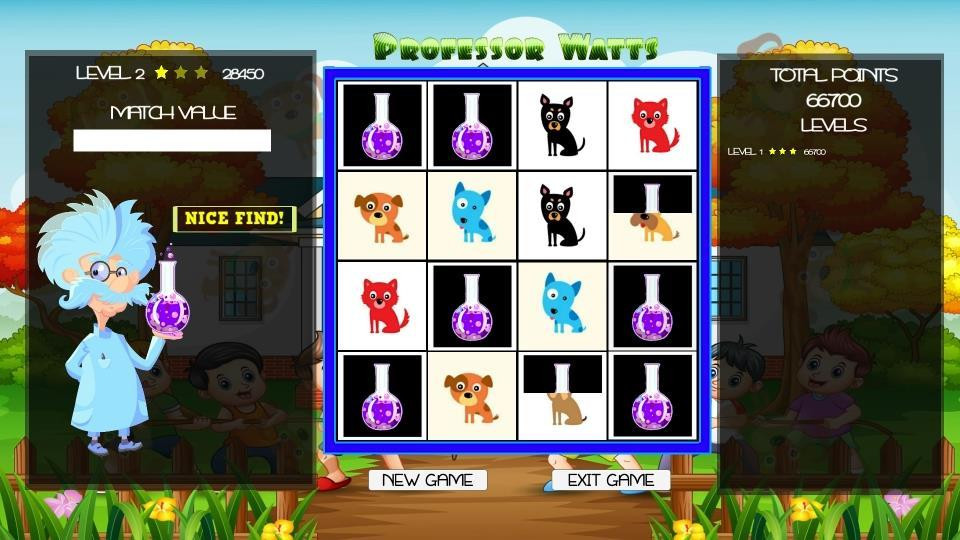 Professor Watts Memory Match: Puppies - кадр 5