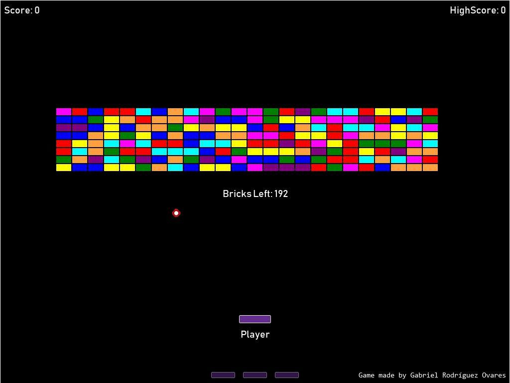 Atari Breakout remastered by GH Games (itch) - кадр 5