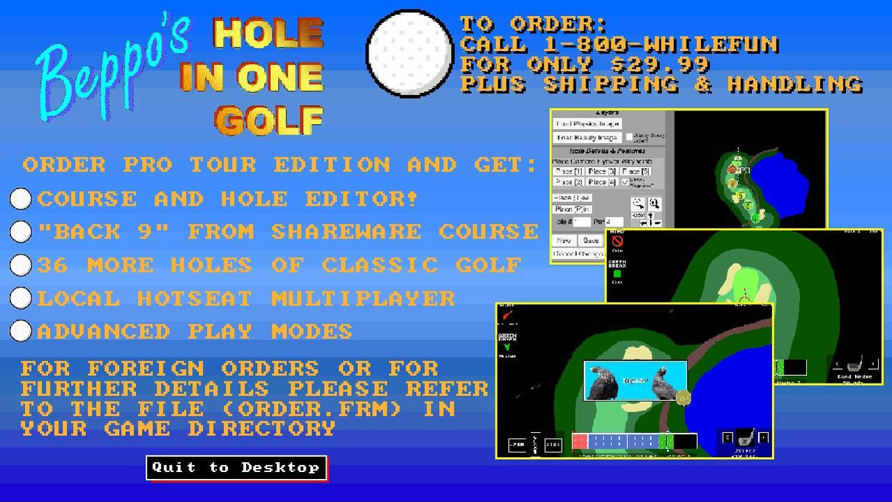 Beppo's Hole in One Golf (itch) - кадр 6