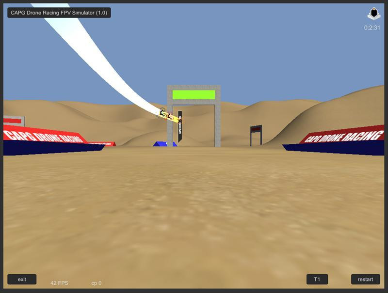 CAPG Drone Racing FPV Simulator (itch) - кадр 4