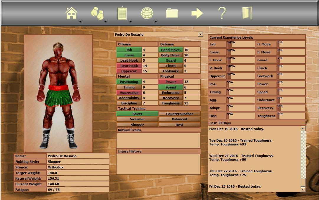World Boxing Manager (itch) - кадр 6