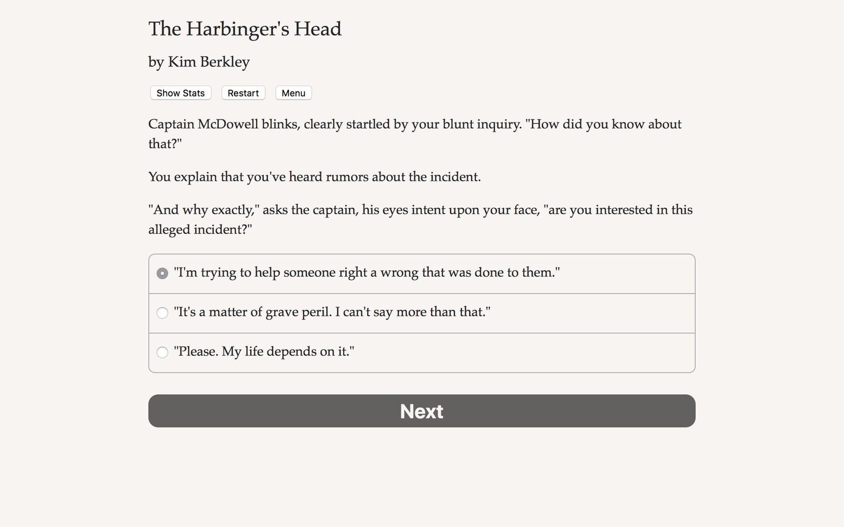 The Harbinger's Head - кадр 5