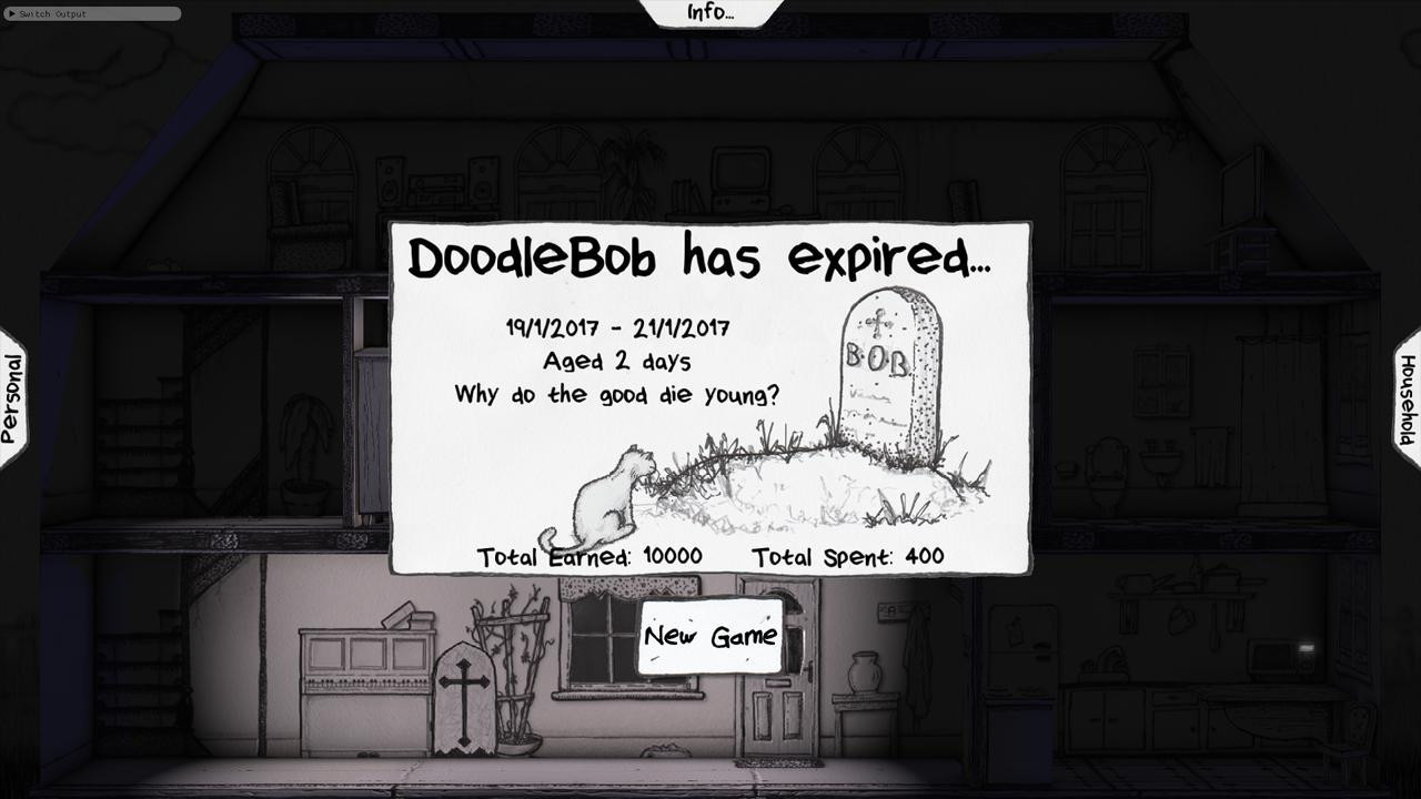 DoodleBob - Virtual Pet Sim (itch) - кадр 3