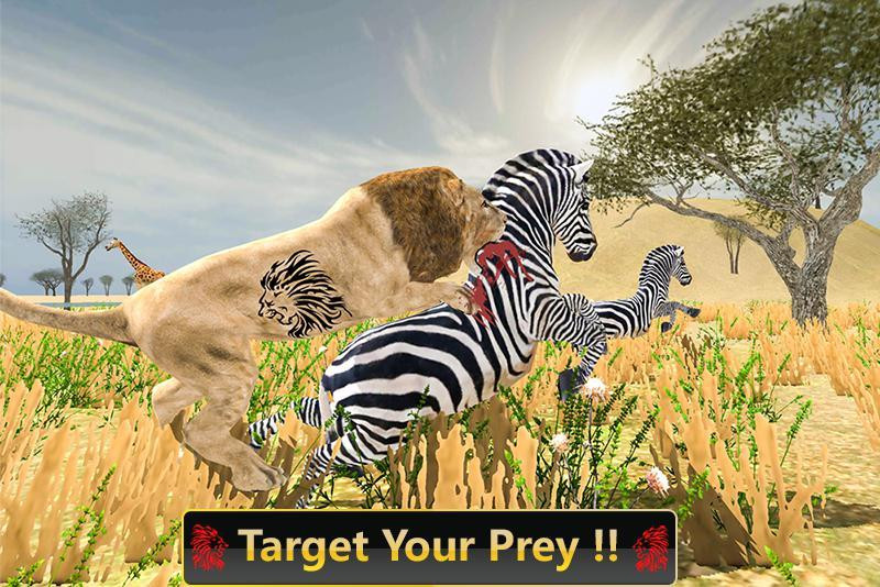 Wild Lion Safari Simulator 3D (itch) - кадр 4