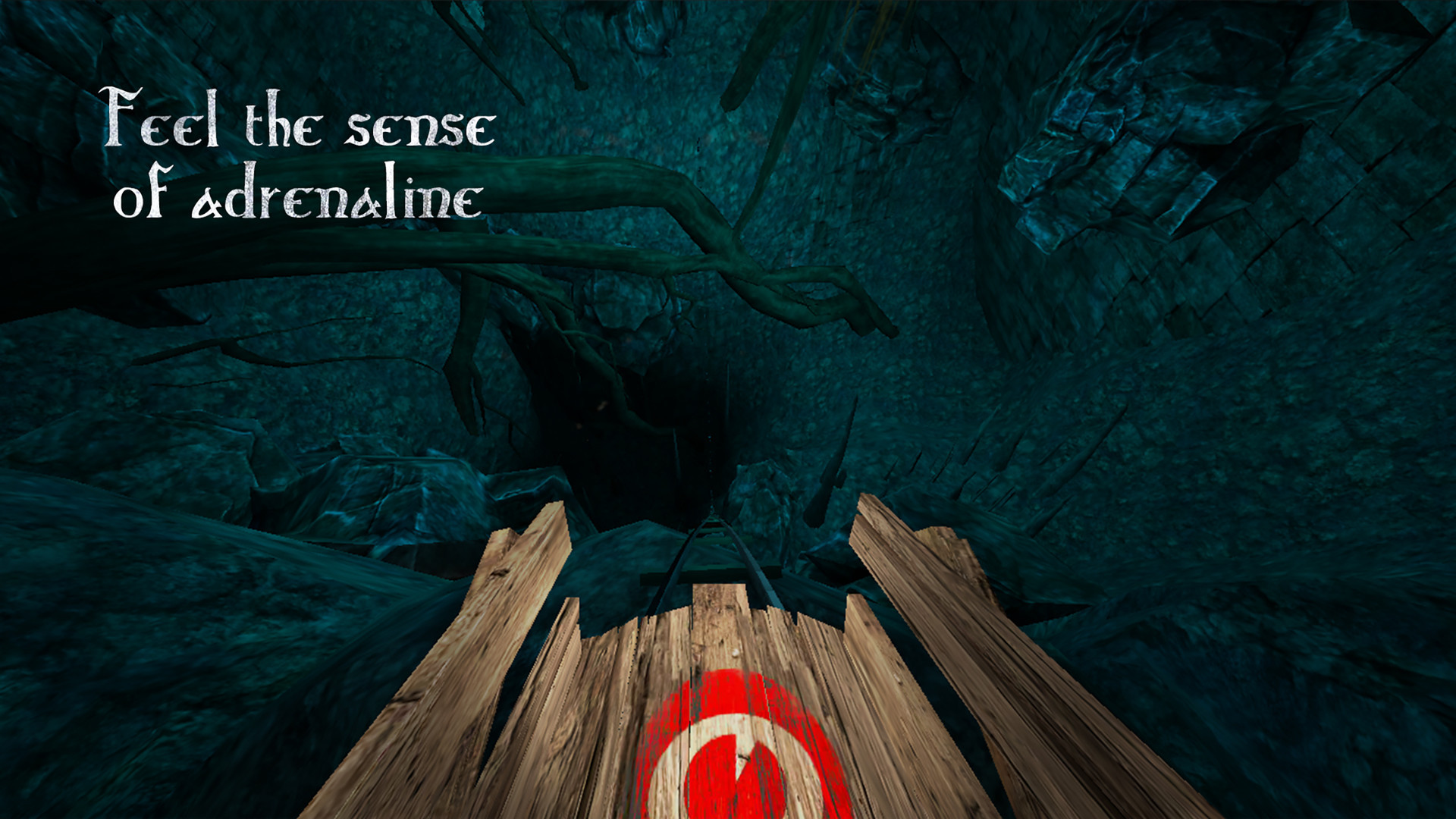 VR Roller Coaster - Cave Depths - кадр 7