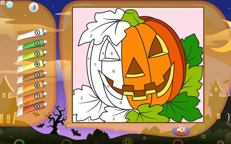Color by Numbers - Halloween - Free - кадр 3