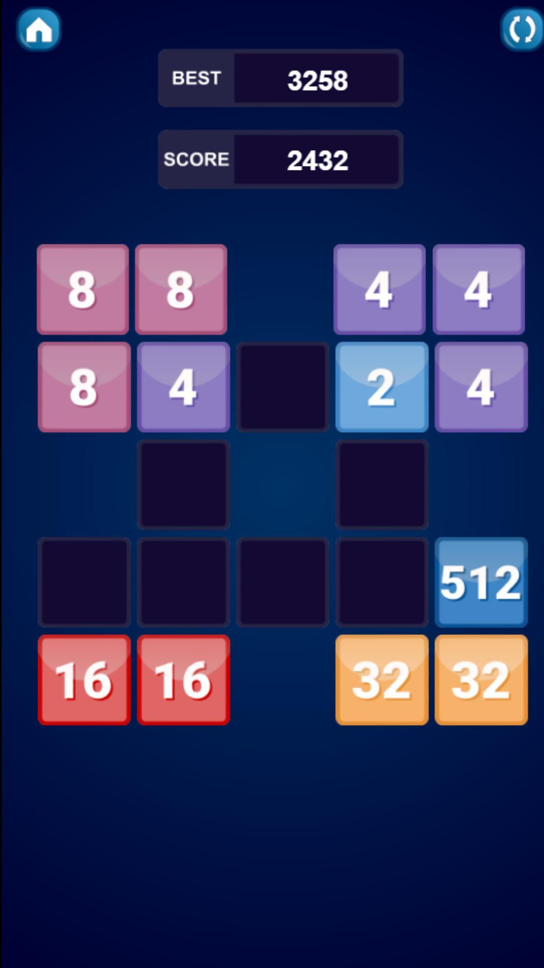 2048 Puzzle Challenge Bords (itch) - кадр 8