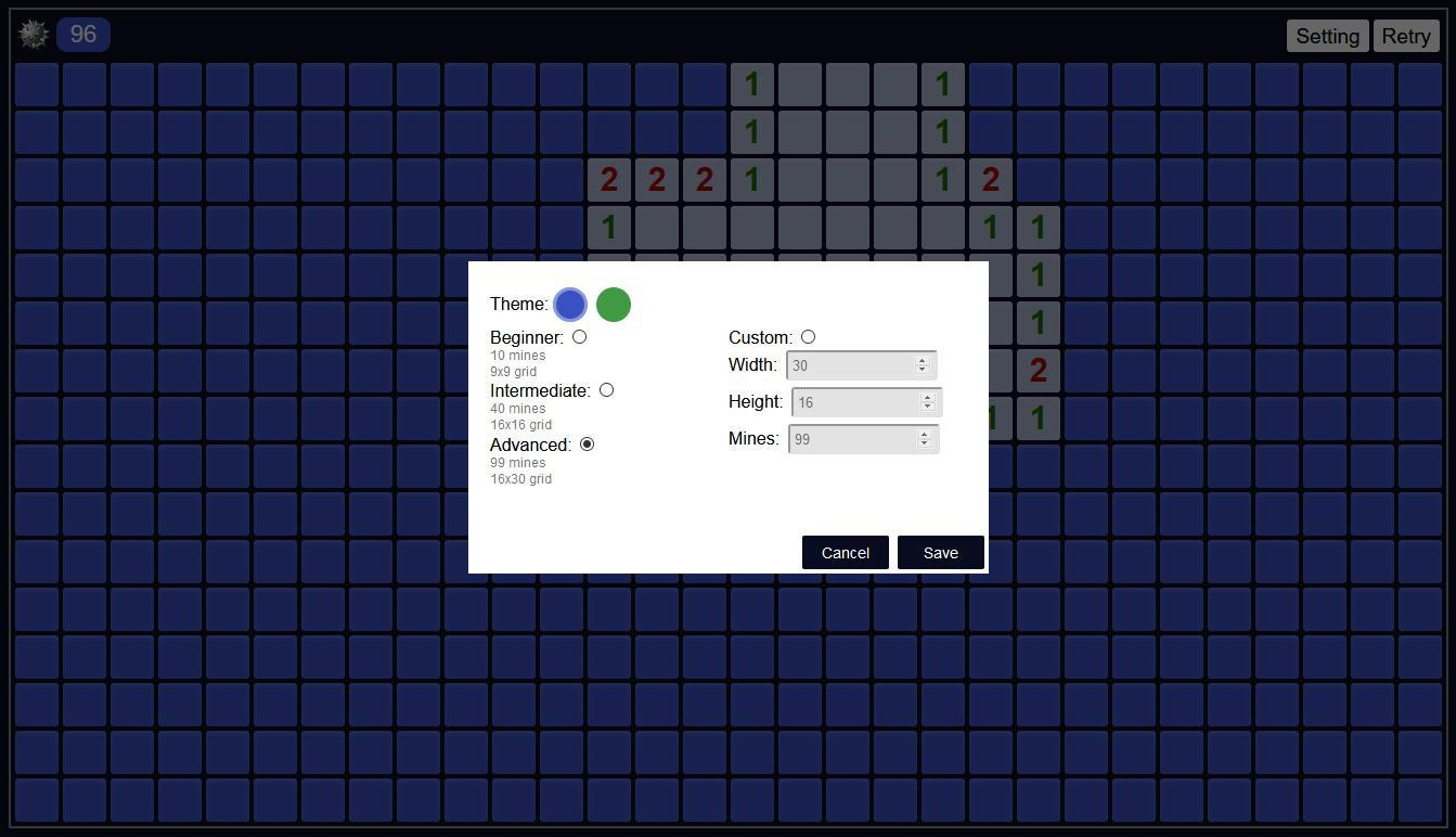 ng Minesweeper (itch) - кадр 2