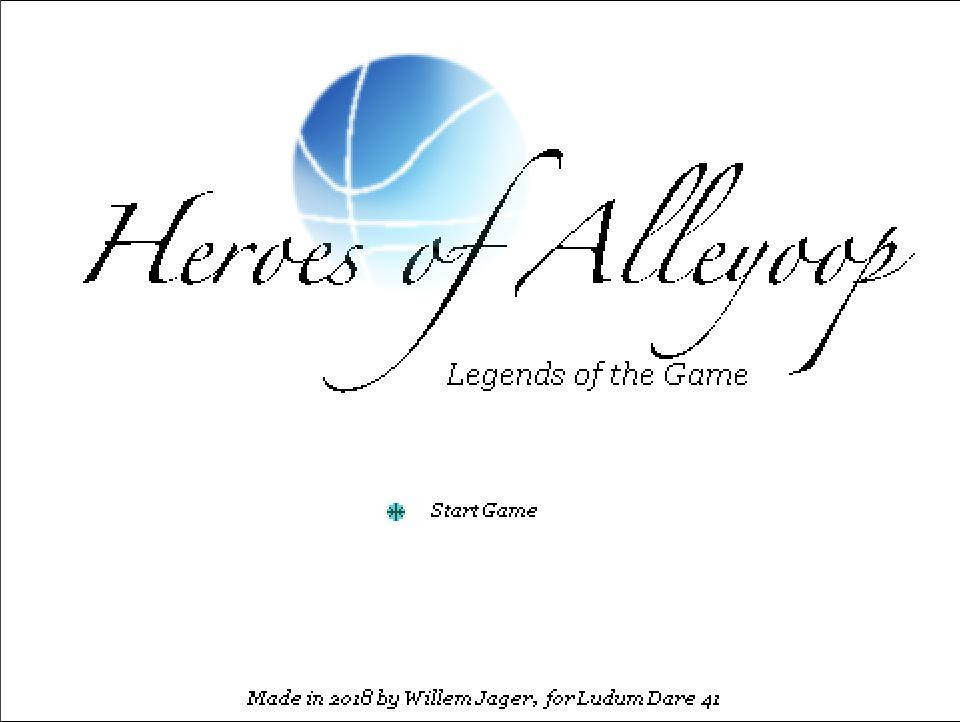 Heroes of Alleyoop: Legends of the Game (itch) - кадр 1