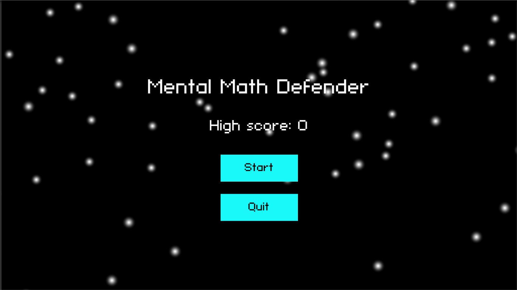 Mental Math Defender (itch) - кадр 1