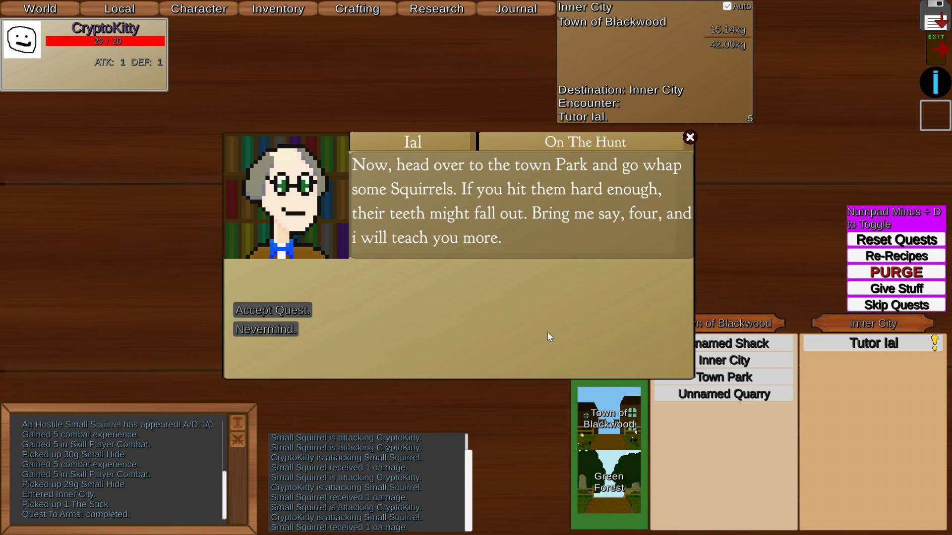 Choices RPG Idle-Ish Game Prototype (itch) - кадр 3