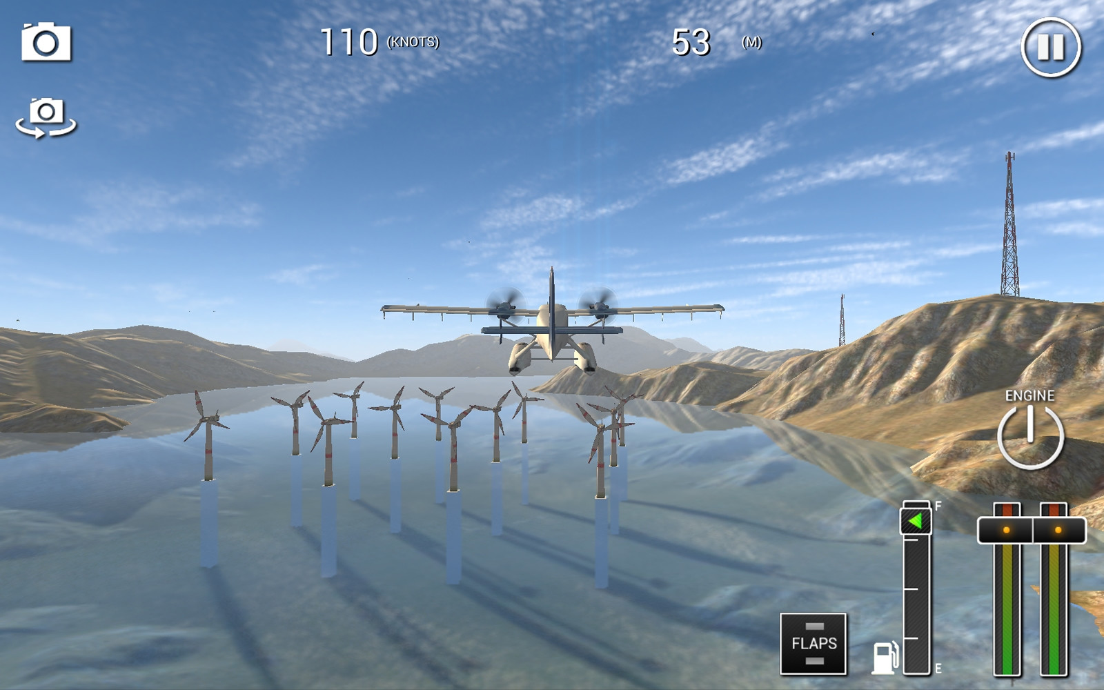 Sea Plane 3D Flight Sim (itch) - кадр 3