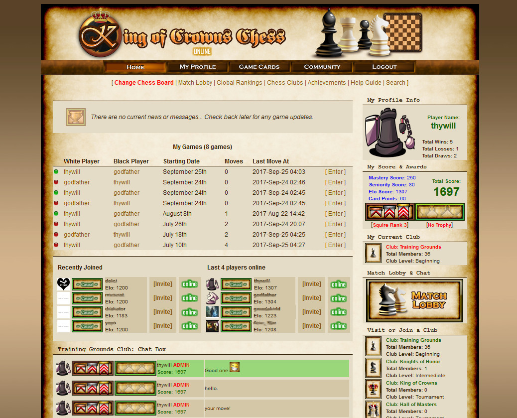 King of Crowns Chess Online (PC/Mobile) - кадр 5