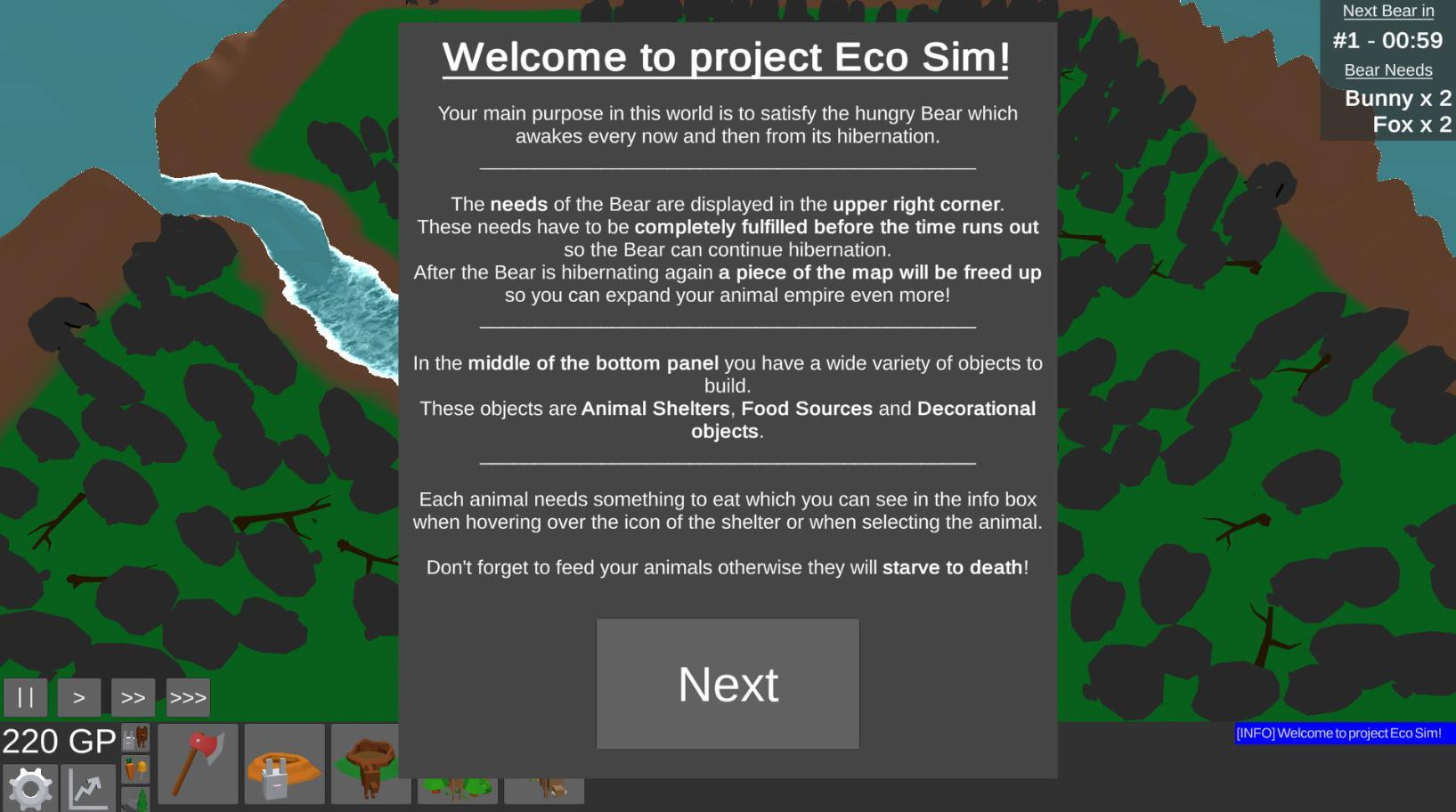 Student Project - Eco Sim (itch) - кадр 5