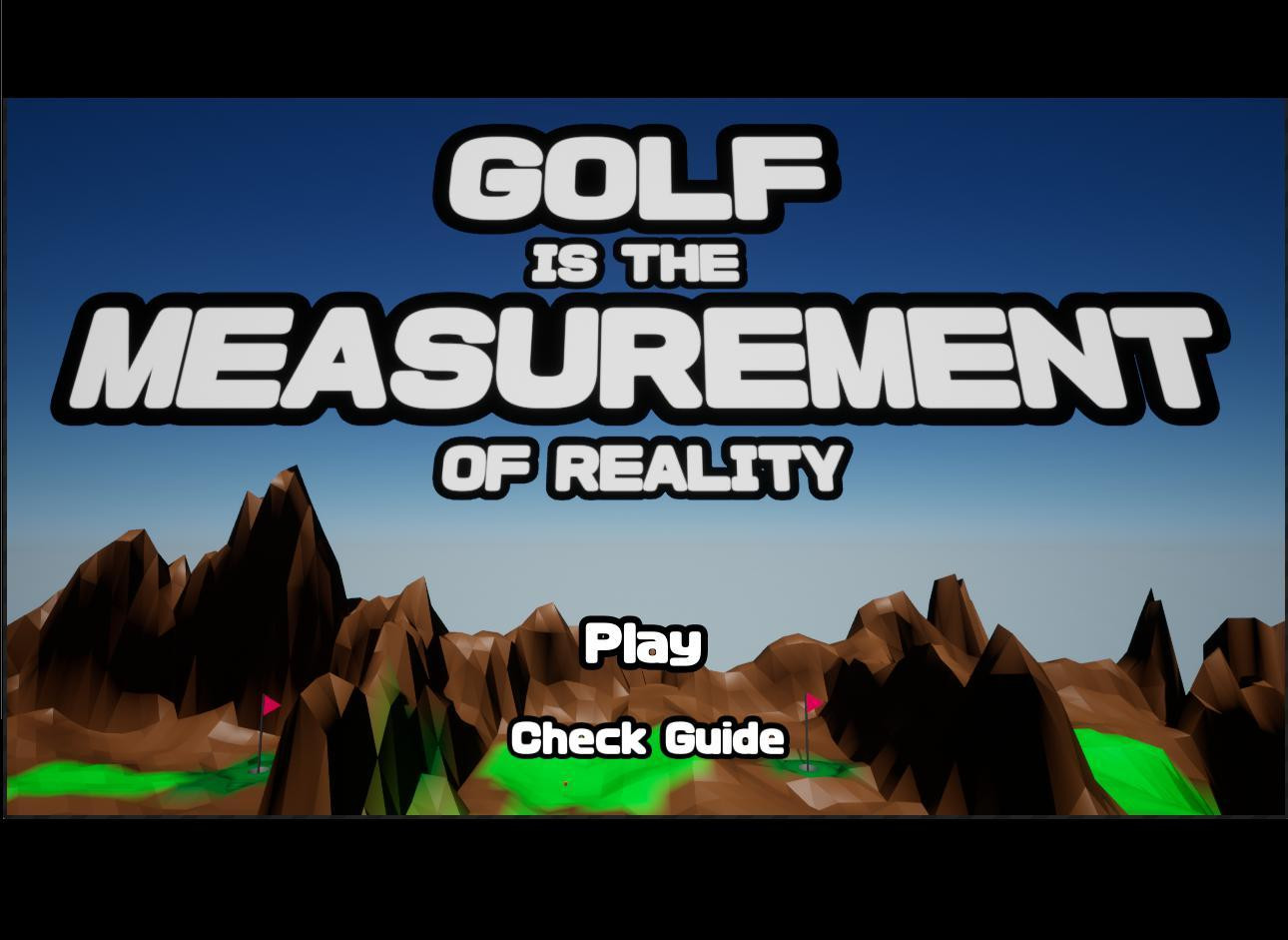 Golf is the measurement of reality (itch) - кадр 1