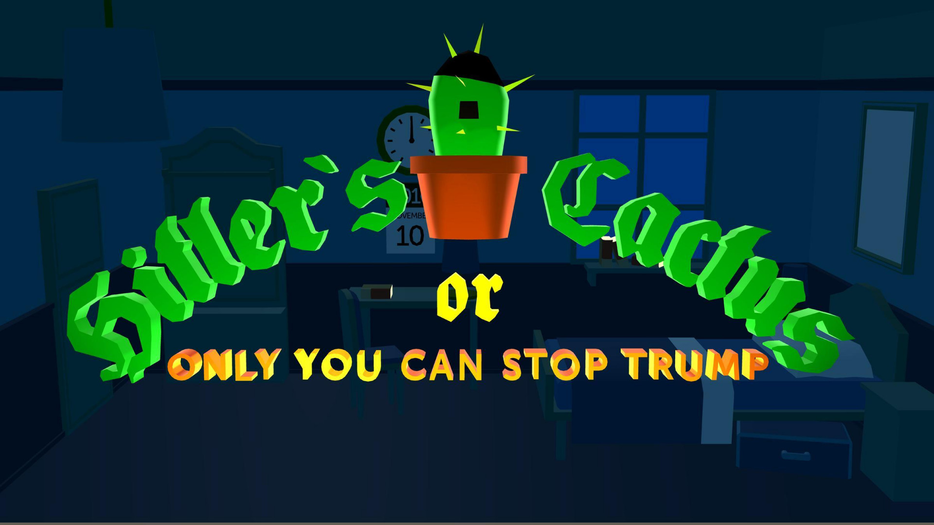 Hitler's Cactus or Only you can stop Trump! (itch) - кадр 5