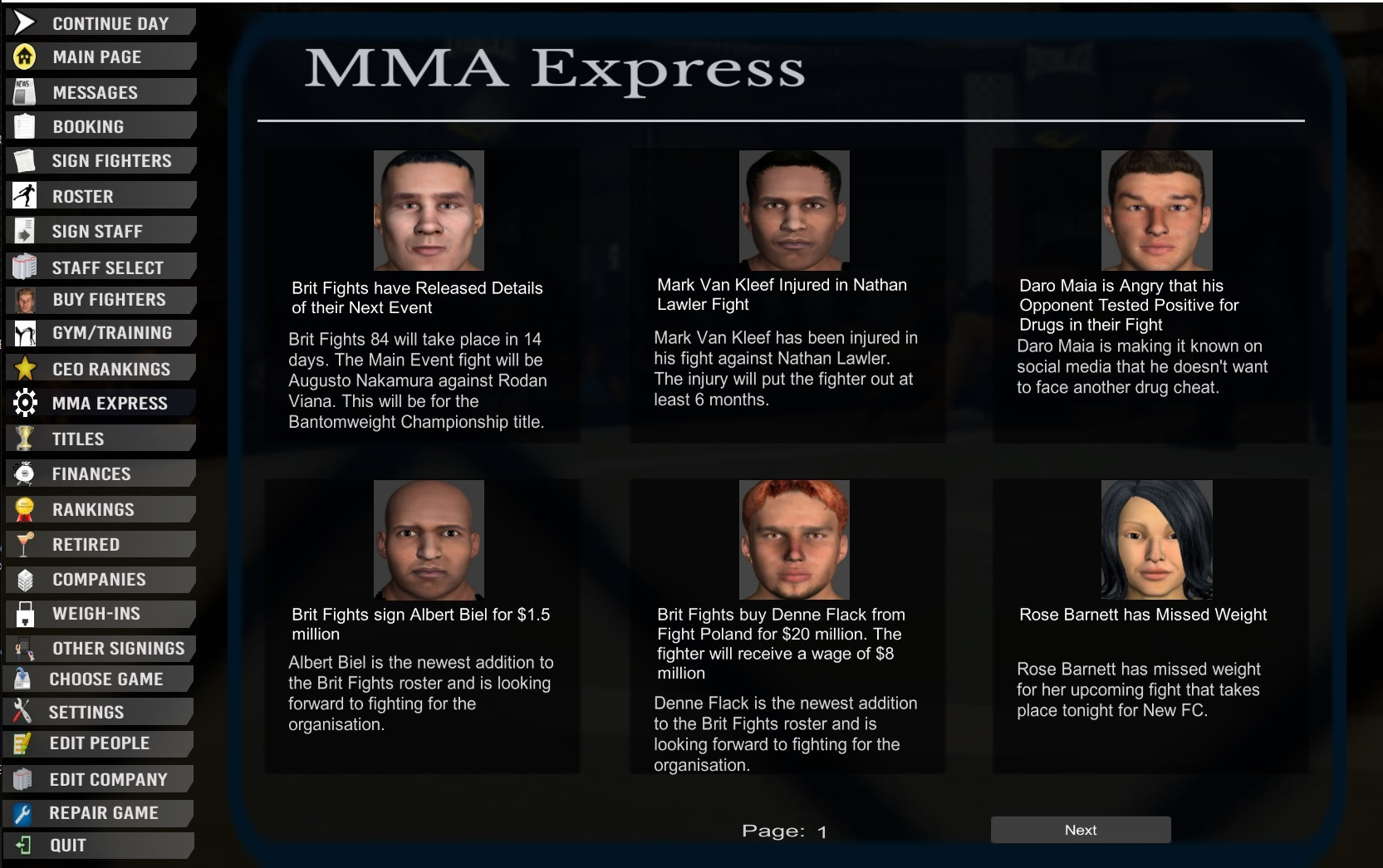 MMA President - кадр 7