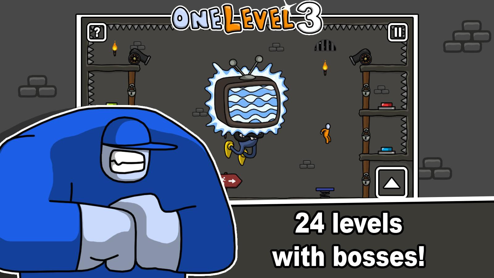 One Level 3: Stickman Jailbreak (itch) - кадр 6