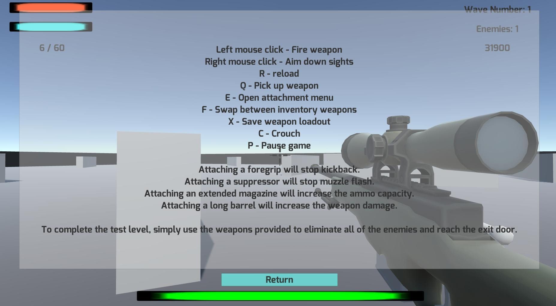 FPS Weapon Controller Demo Level (itch) - кадр 6
