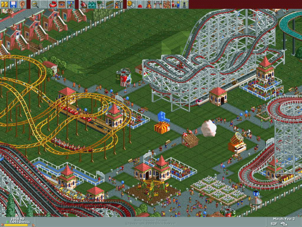 RollerCoaster Tycoon: Deluxe - кадр 6
