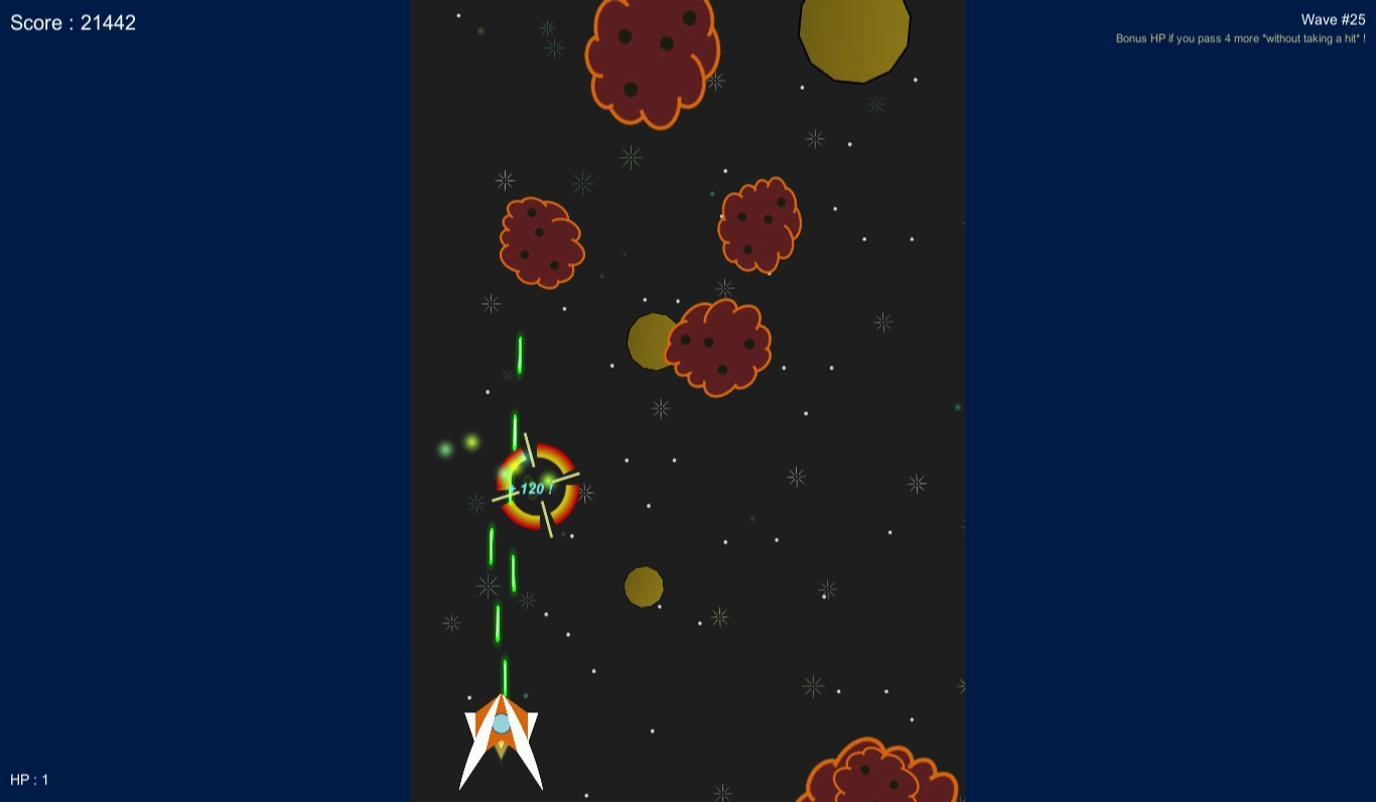 2D Space Shooter thingy - (Not) my first game (itch) - кадр 4