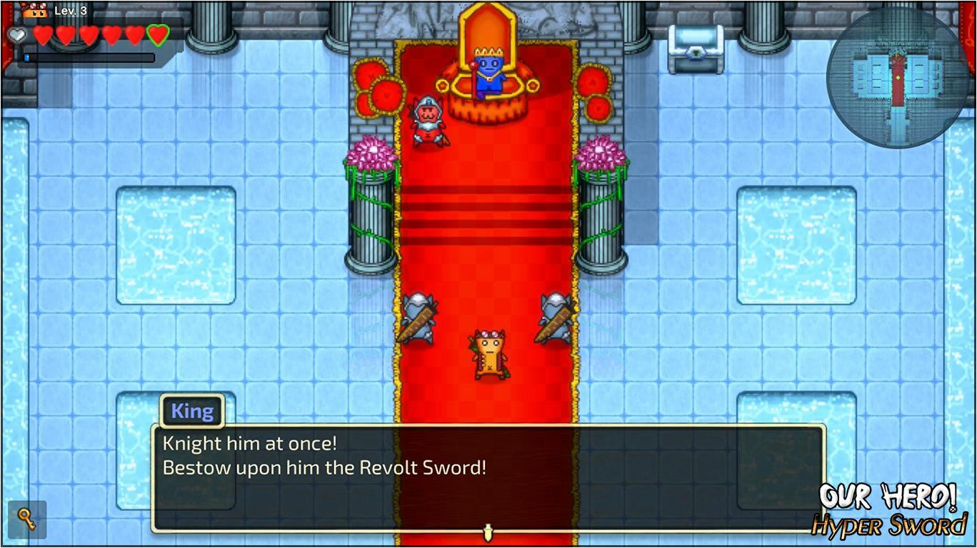 Our Hero! Hyper Sword - A light-hearted Action Adventure RPG (itch) - кадр 6