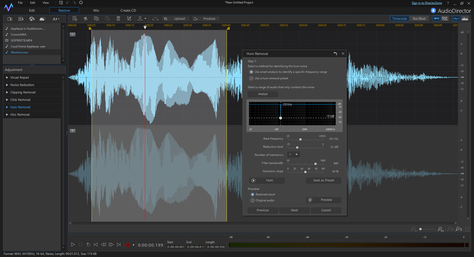 CyberLink AudioDirector 7 Ultra - кадр 5