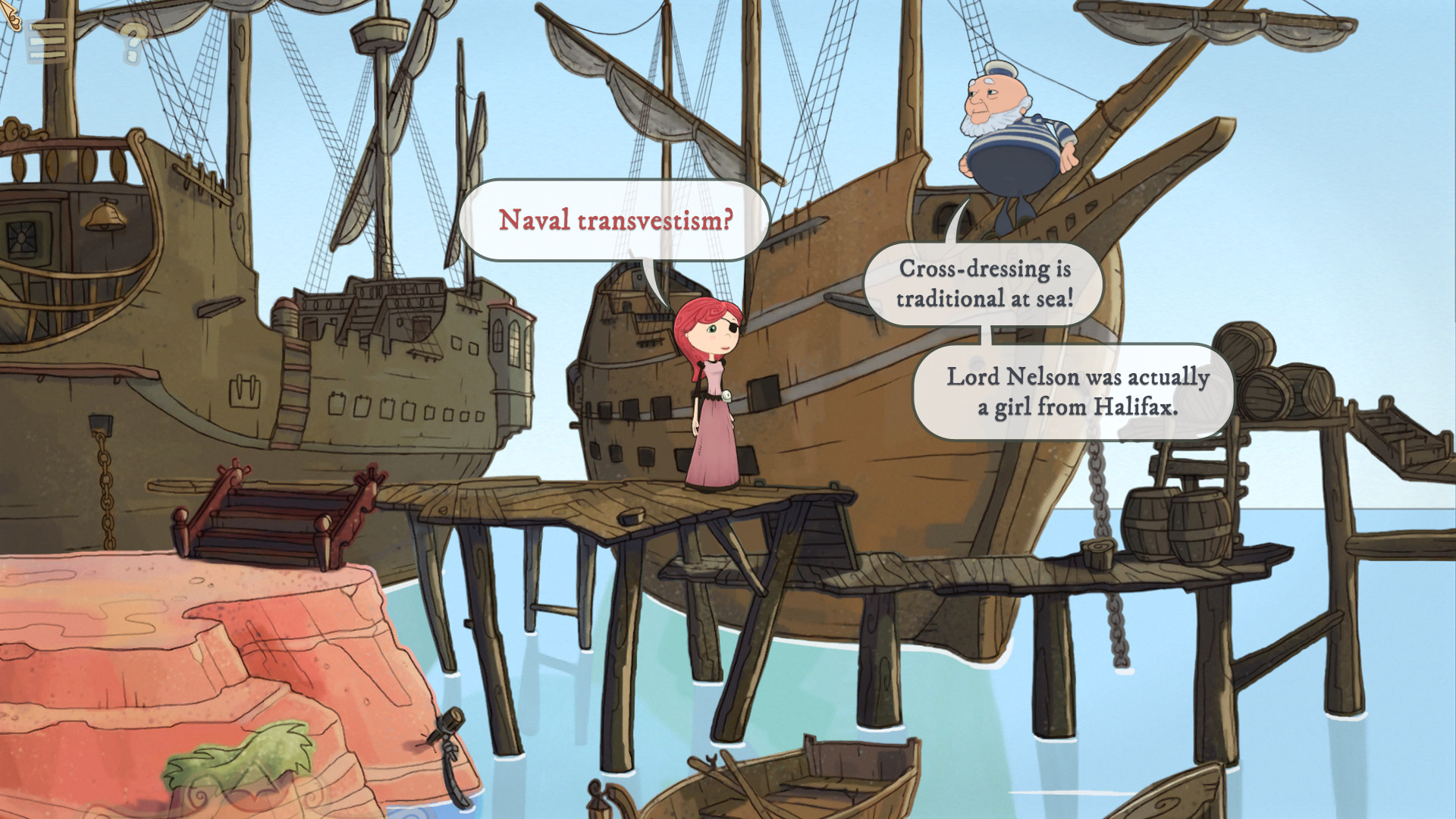 Nelly Cootalot: The Fowl Fleet - кадр 14