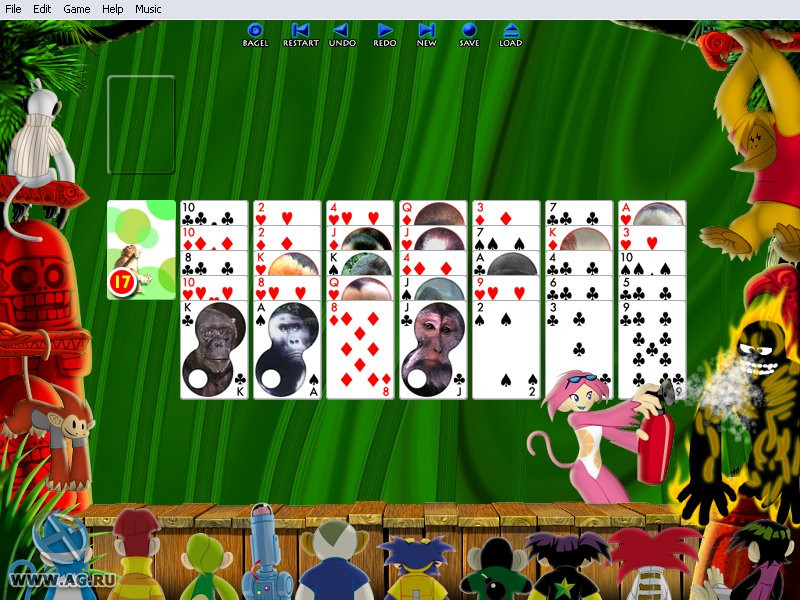 Burning Monkey Solitaire 2005 - кадр 15