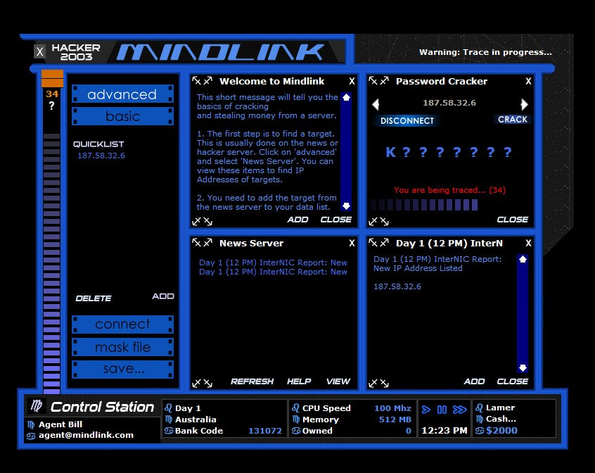 Mindlink Hacker 2003 - кадр 1
