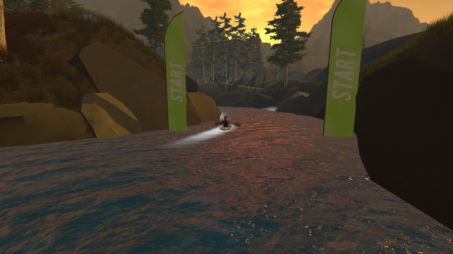 DownStream: VR Whitewater Kayaking - кадр 9
