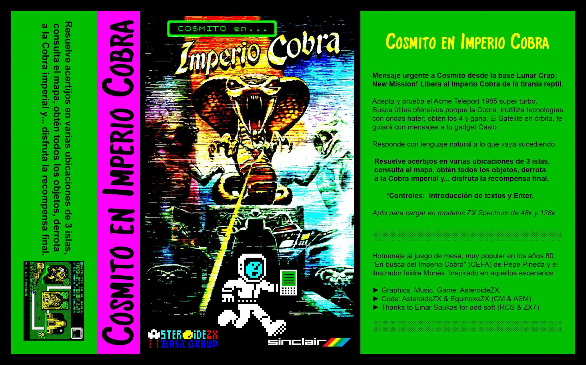 Cosmito en Imperio Cobra (itch) - кадр 1