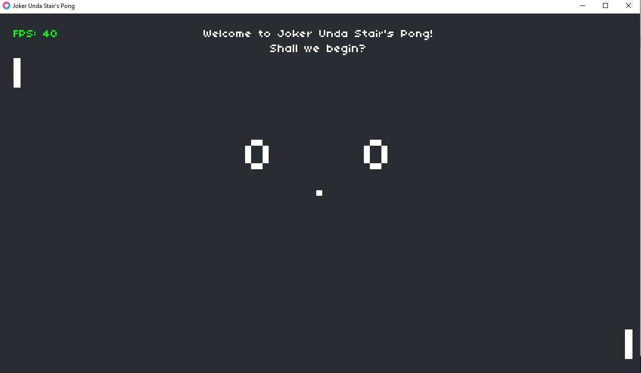 Joker Unda Stair's "Pong" (itch) - кадр 1
