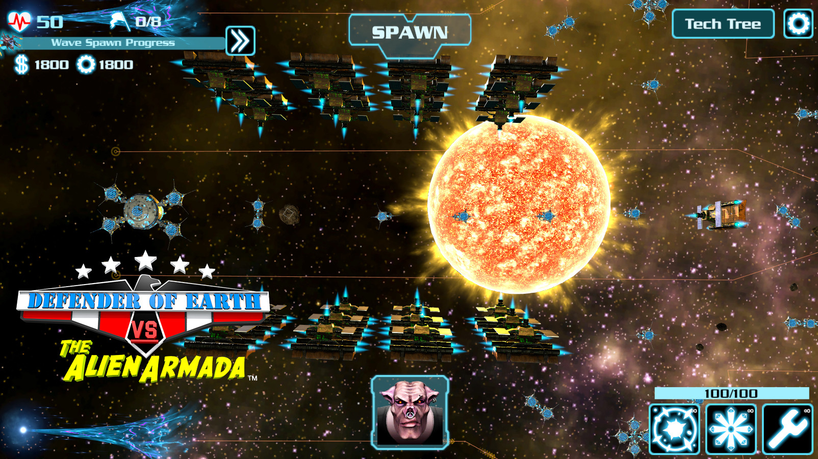 DEFENDER OF EARTH VS THE ALIEN ARMADA - кадр 15