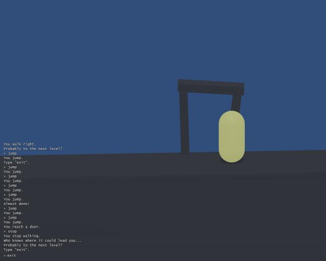 Pill-Boy's Text Adventure Platformer (LD41) (itch) - кадр 1