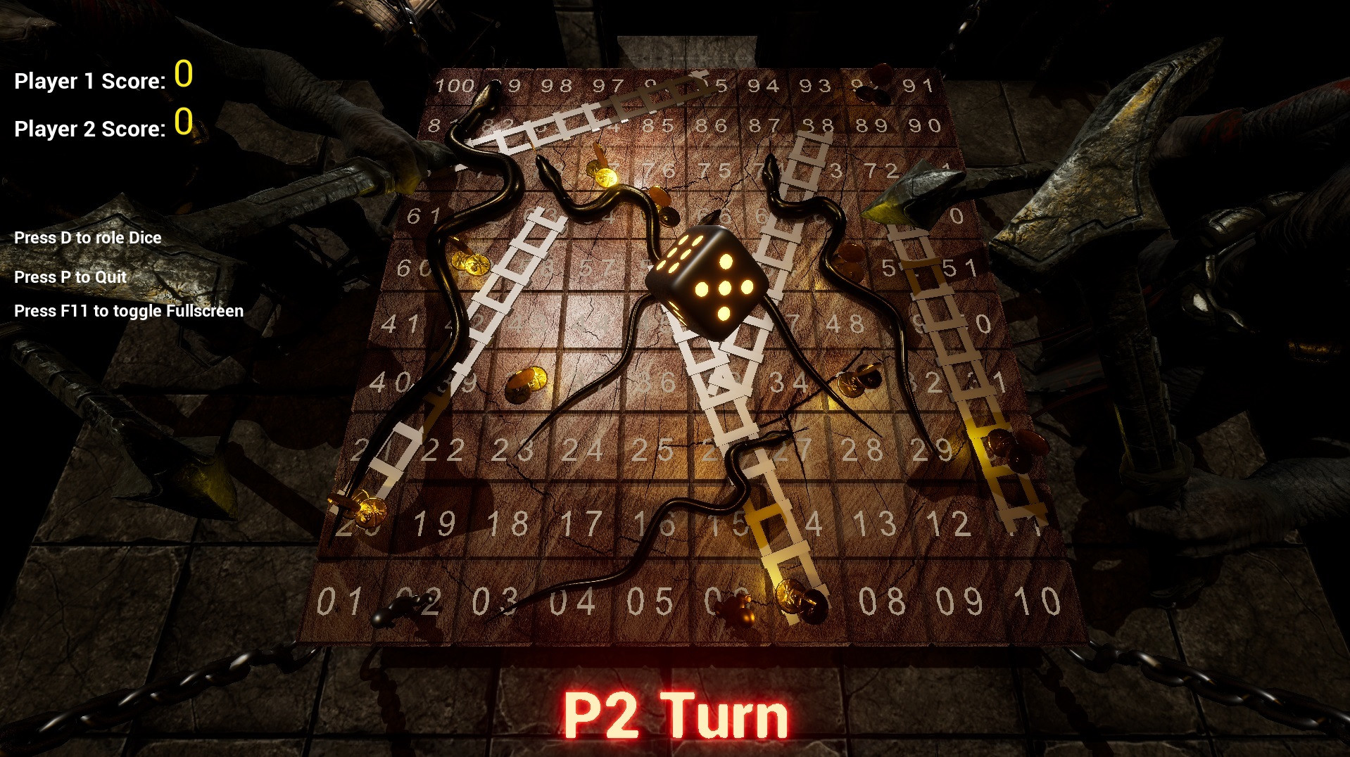 Snake And Dice Horror (itch) - кадр 1